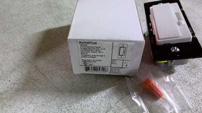 PASS & SEYMOUR RADIANT WHITE TRU-UNIVERSAL PRESET PADDLE DIMMER RH703PTUW NIB