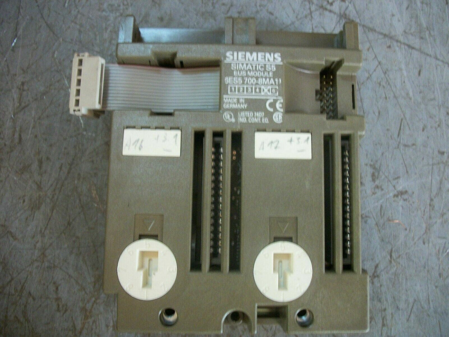 SIEMENS SIMATIC S5 BUS MODULE 6ES5 700-8MA11