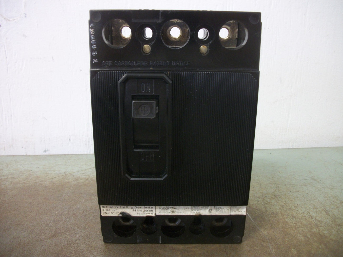 SIEMENS QJ CIRCUIT BREAKER QJ23B200 200AMP 240VOLT 3POLE