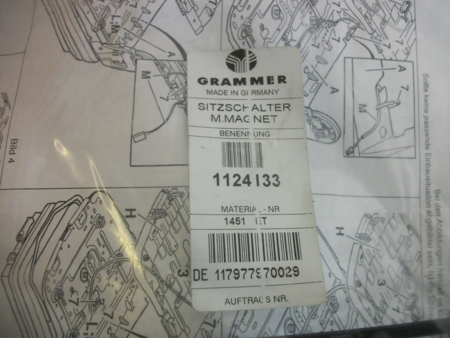 LINDE SWITCH WITH MAGNET 7915499910 NEW