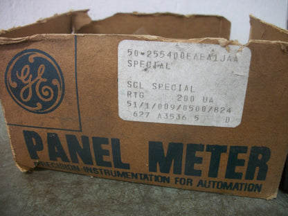 GE Y.P.M. ANALOG METER 50-255400EAEA1JAA 0-50RPM NIB
