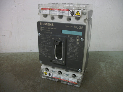 SIEMENS HCGA CIRCUIT BREAKER HCX3B030 30AMP 480VOLT 3POLE
