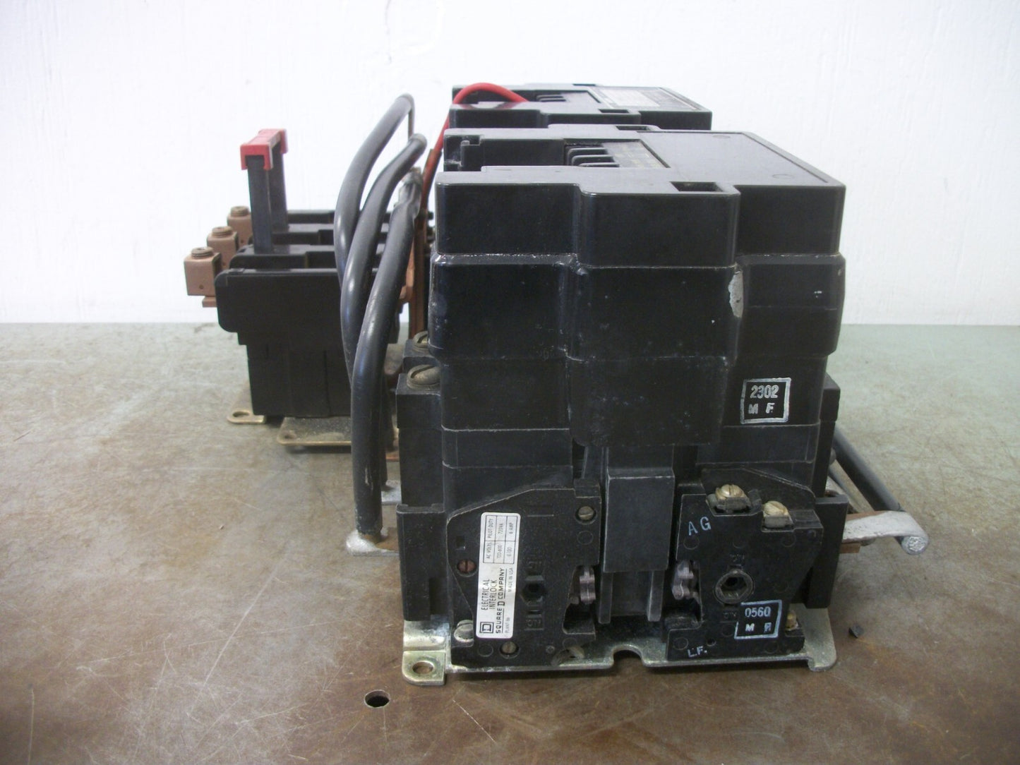 SQUARE D SIZE 3 REV MOTOR STARTER 8736SEO2 600VCOIL 3PH 600V 50HP