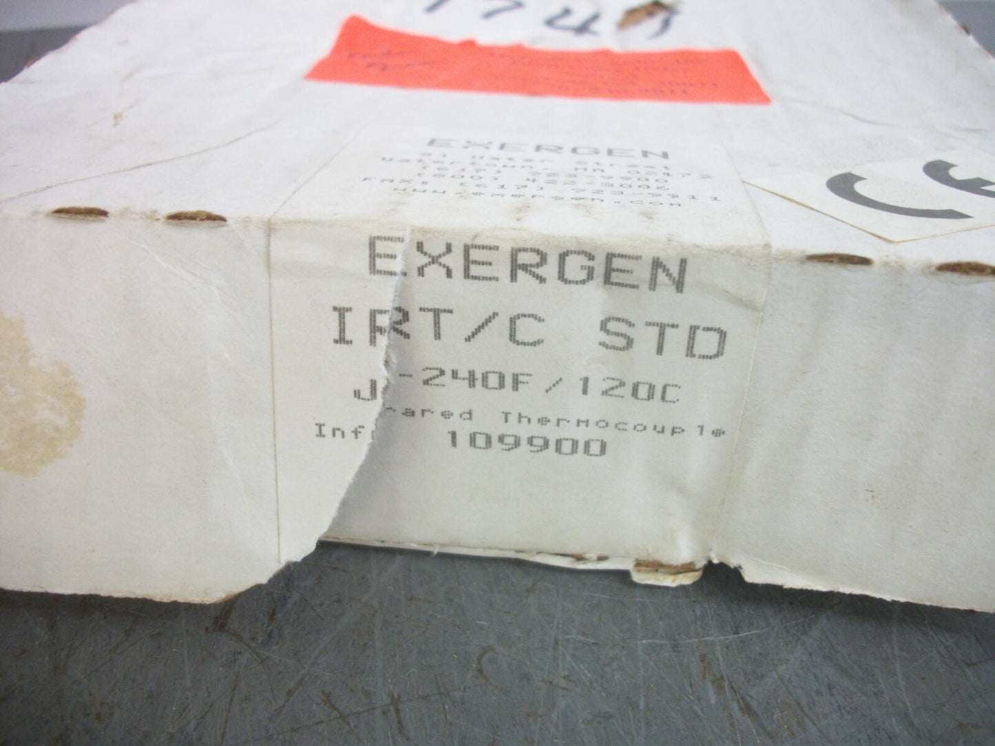 EXERGEN INFRARED THERMOCOUPLE J-240F/120C NIB