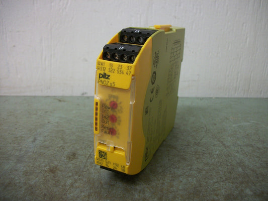 PILZ PNOZ S5 SAFETY RELAY PNOZ S5 24VDC 2N/O 2N/O T