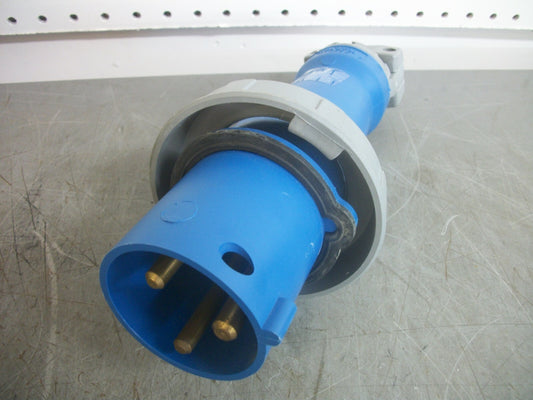 HUBBELL PIN & SLEEVE WATERTIGHT PLUG 363P6W 63AMP 220VOLT 2POLE 3WIRE NOB