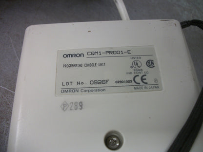 OMRON PR001 PROGRAMMING CONSOLE CQM1-PR001-E
