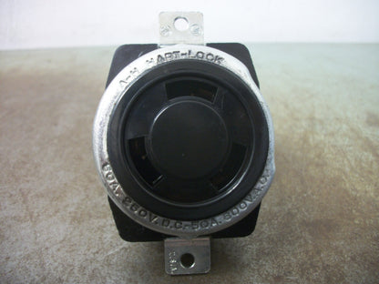 ARROW-HART HART-LOCK LOCKING RECEPTACLE 7379 50AMP 600VOLT 3P 4W NOB