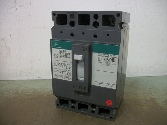 GE TEB CIRCUIT BREAKER TEB132090 90AMP 240VOLT 3POLE GREEN