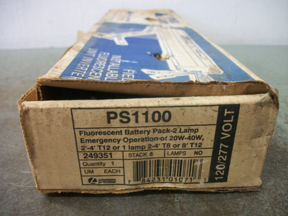 LITHONIA LIGHTING POWER SENTRY FLUORESCENT UNIT INVERTER BALLAST PS1100 NIB