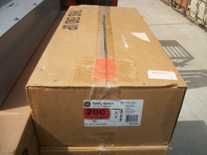 GE DISCONNECT TYPE 1 TH4364 200AMP 600VOLT 3POLE FUSIBLE NIB