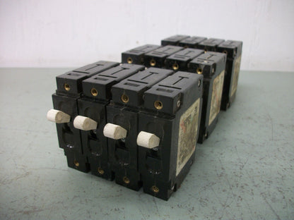 CARLINGSWITCH LOT OF 12 CIRCUIT BREAKERS CA1-X0-02-012-111-C 50AMP 277VOLT 1POLE