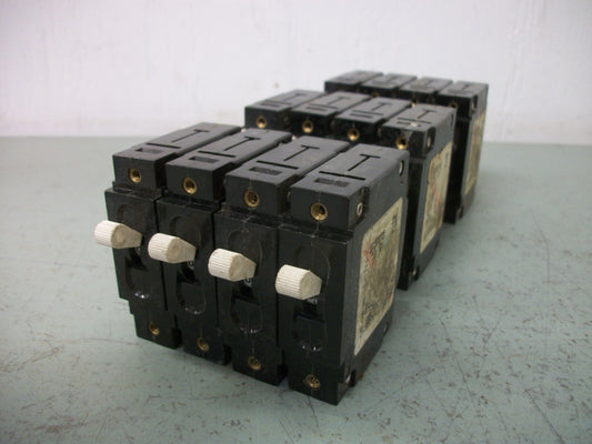 CARLINGSWITCH LOT OF 12 CIRCUIT BREAKERS CA1-X0-02-012-111-C 50AMP 277VOLT 1POLE