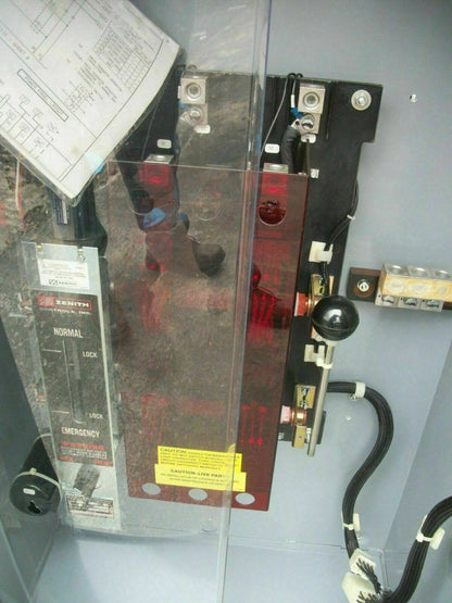 ZENITH ENCL AUTOMATIC TRANSFER SWITCH ZTSH15BC-2 150AMP 480VOLT 1PH NEW