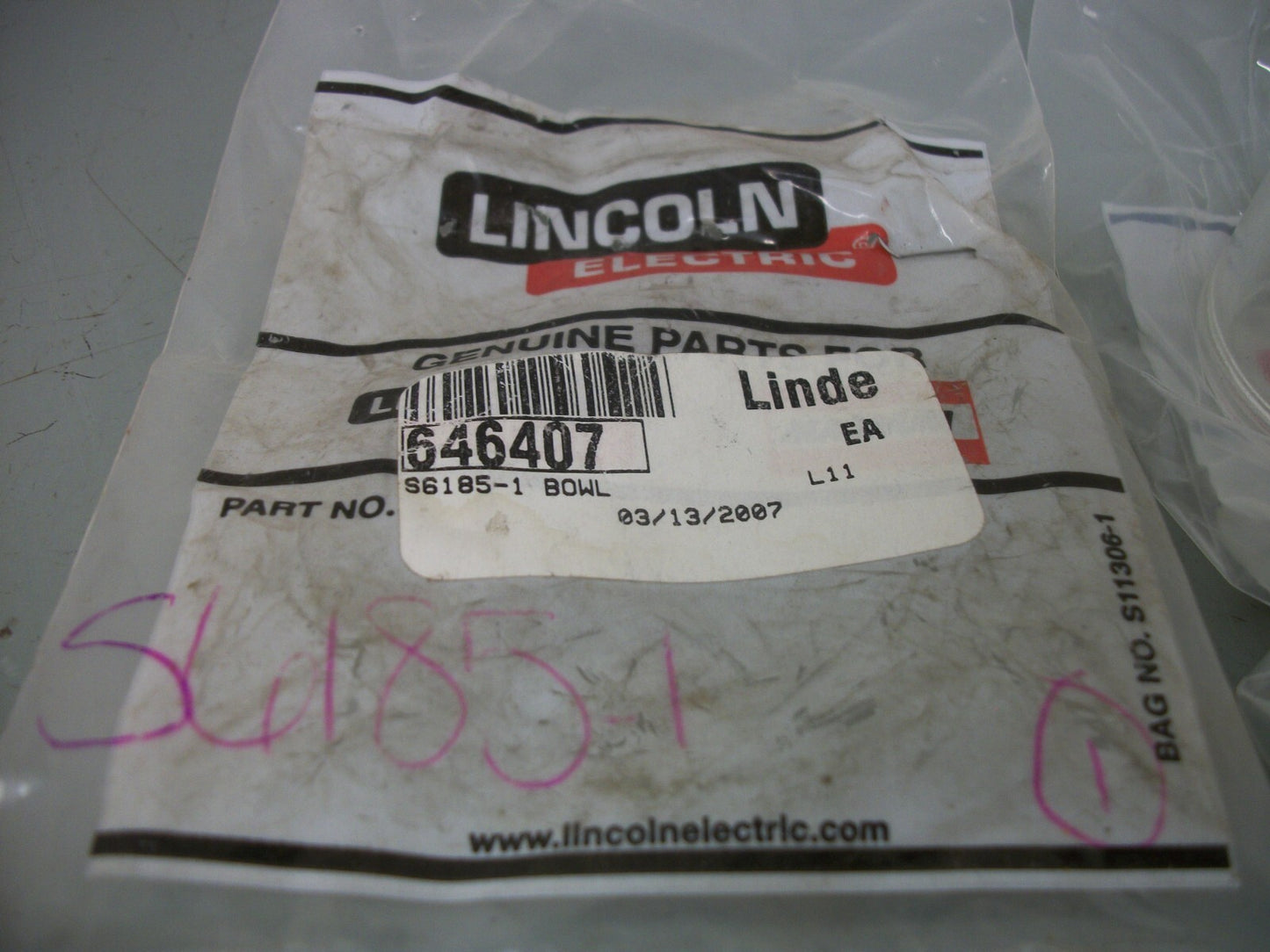 LINCOLN ELECTRIC FUEL BOWL S6185-1 NEW