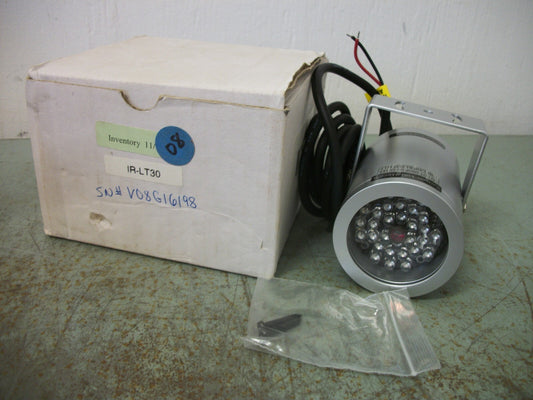 GANZ 28 LED OUTDOOR IR LIGHT IR-LT30 50' RANGE 12VDC/24VAC NIB