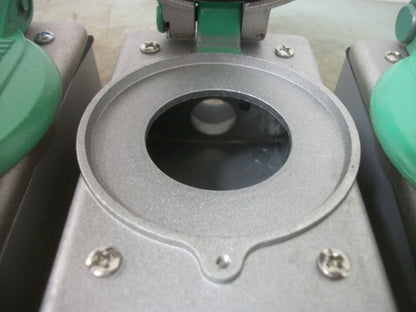 HUBBELL KILLARK LOT OF 3 WEATHERPROOF TWIST-LOCK RECEPTACLE ENCLOSURES FSC-2 GRE