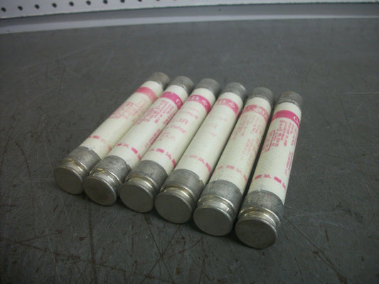GOULD SHAWMUT LOT OF 6 TRI-ONIC FUSES TRS3R 3AMP 600VOLT NOB