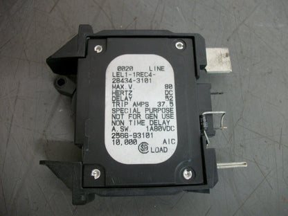AIRPAX CIRCUIT BREAKER LEL1-1REC4-28434-3101 30AMP 80VOLT 1POLE