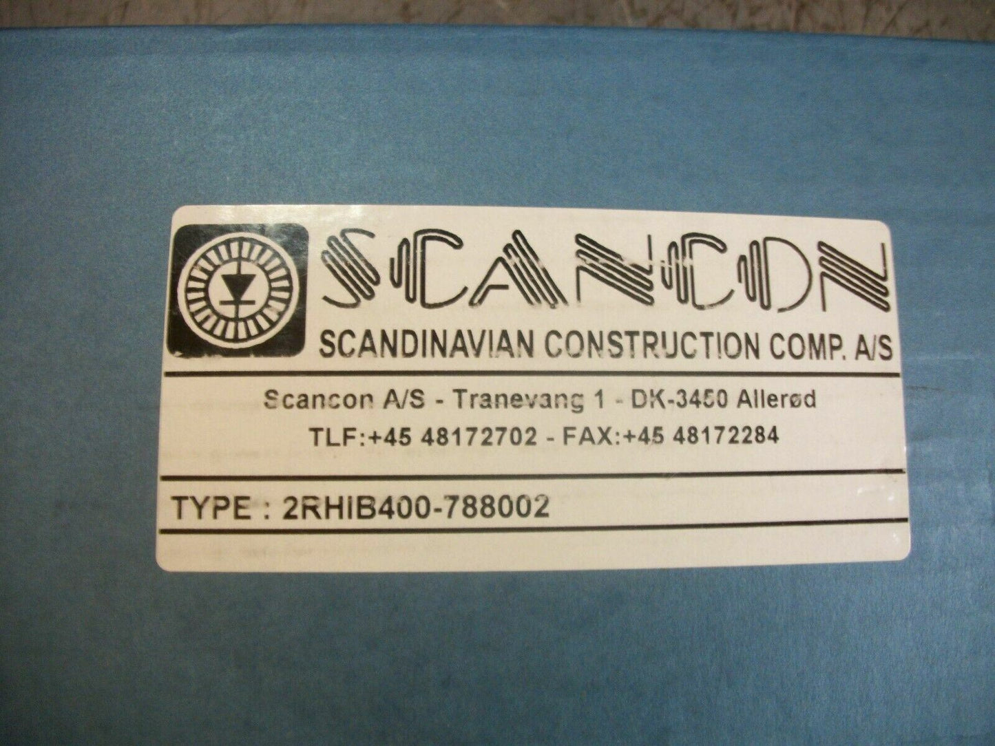 SCANCON ENCODER 2RHIB400-788002 NIB