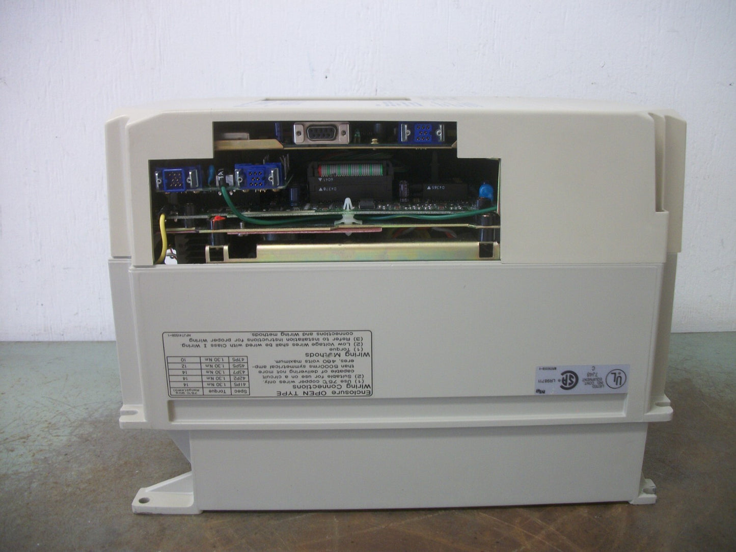 YASKAWA VARISPEED 676VH3 10HP INVERTER DRIVE CIMR-VHS47P5 460VOLT 3PH 10KVA