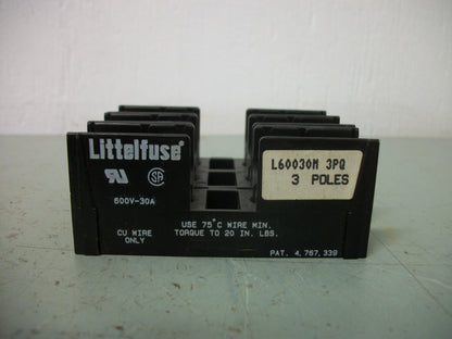 LITTELFUSE FUSEHOLDER L60030M3PQ 30AMP 600VOLT 3POLE