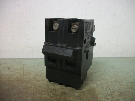 FEDERAL PACIFIC NA CIRCUIT BREAKER NA270 70AMP 240VOLT 2POLE