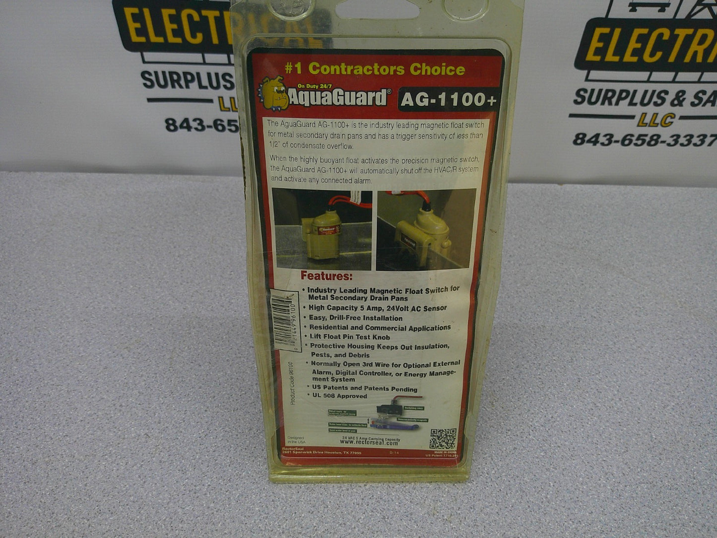 RECTORSEAL AQUAGUARD MAGNETIC FLOAT SWITCH AG-1100+ NEW