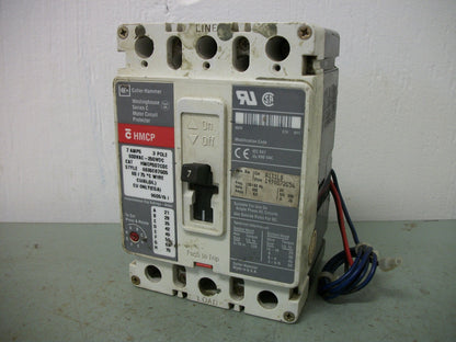 CUTLER-HAMMER HMCP CIRCUIT BREAKER HMCP007CDC 7AMP 600VOLT 3POLE W/AUX