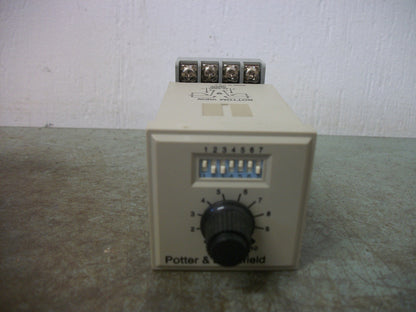 POTTER & BRUMFIELD PROGRAMMABLE TIME DELAY RELAY CNS-35-92 0.1SEC TO 100MIN