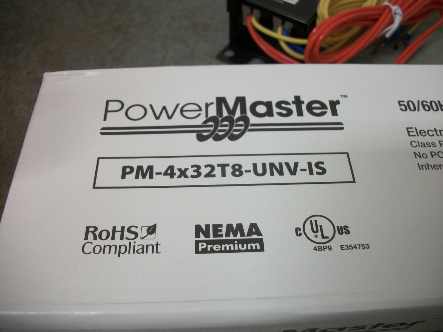 EIKO POWER MASTER ELECTRONIC BALLAST PM-4X32T8-UNV-IS 120-277VOLT NIB