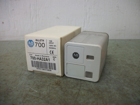 ALLEN-BRADLEY DPDT RELAY 700-HA32A1 10AMP 120VCOIL NIB