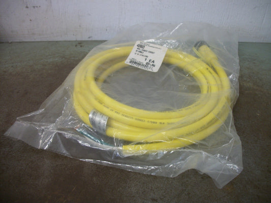 DANIEL WOODHEAD 12' MINI-CHANGE CORDSET 40903 16-3 PVC CORD 3P FEMALE NEW
