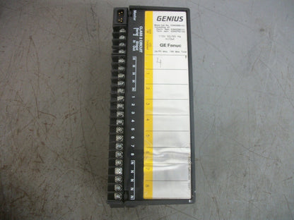 GE FANUC I/O 115VAC 8-POINT LOW LEAKAGE MODULE IC660EBD101K W/BLOCK IC660TSD100K
