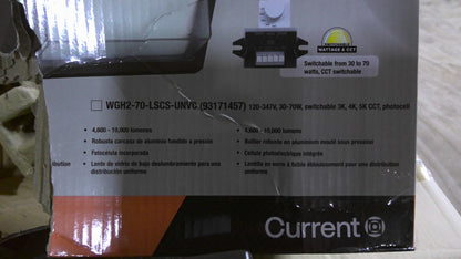 HUBBELL LED WALLPACK LIGHT WGH2-70-LSCS-UNVC 120/347VOLT 30-70W NIB