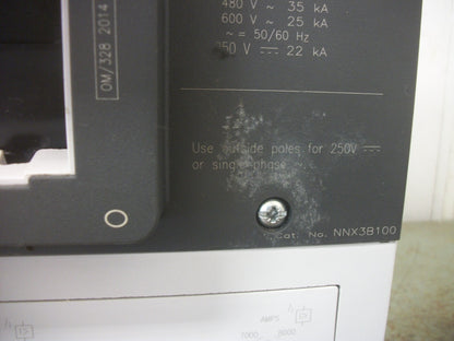 SIEMENS NNG CIRCUIT BREAKER NNX3B100 1000AMP 600VOLT 3POLE
