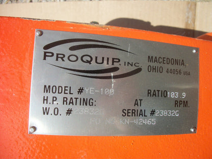 PROQUIP ACTUATOR YE-100 RATIO 103.9 NEW