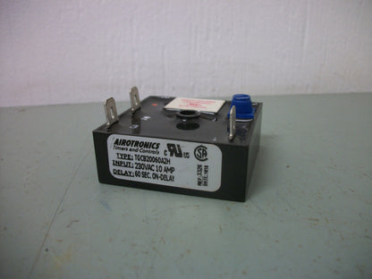 AIROTRONICS SOLID STATE TIMER RELAY TGCB20060A2H 10AMP 230VOLT 60SEC