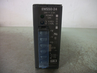 NEMIC-LAMBDA POWER SUPPLY EWS50-24 24VDC 2.4AMP