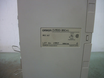 OMRON PLC BASIC UNIT CV500-BSC41
