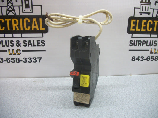 FEDERAL PACIFIC GFCI NA CIRCUIT BREAKER NA120GF 20AMP 120VOLT 1POLE