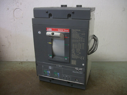 ABB SACE TMAX CIRCUIT BREAKER XT5S400 400AMP 600VOLT 3POLE W/AUX