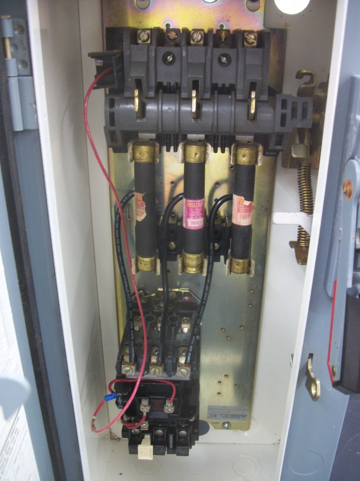 ALLEN-BRADLEY STARTER COMBO SIZE 1 TYPE 1 509-BOD 120VCOIL 30AMP FUSIBLE