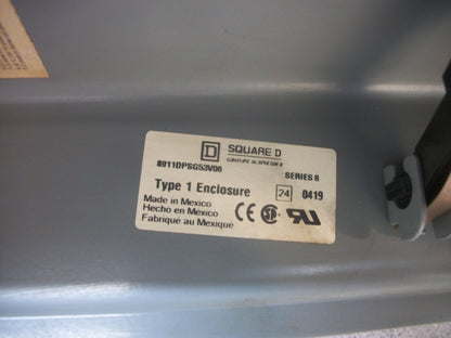 SQUARE D MOTOR STARTER ENCLOSURE ONLY 8911DPSG53V06 NEW
