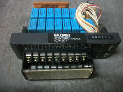 GE FANUC 16-CIRCUIT RELAY OUTPUT MODULE IC610MDL182A