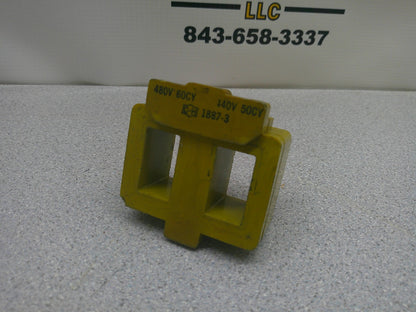 CUTLER-HAMMER MAGNET COIL FOR SIZE 0-1 9-1887-3 480VCOIL