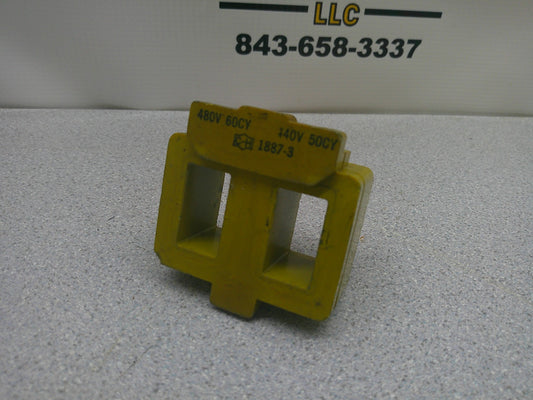 CUTLER-HAMMER MAGNET COIL FOR SIZE 0-1 9-1887-3 480VCOIL