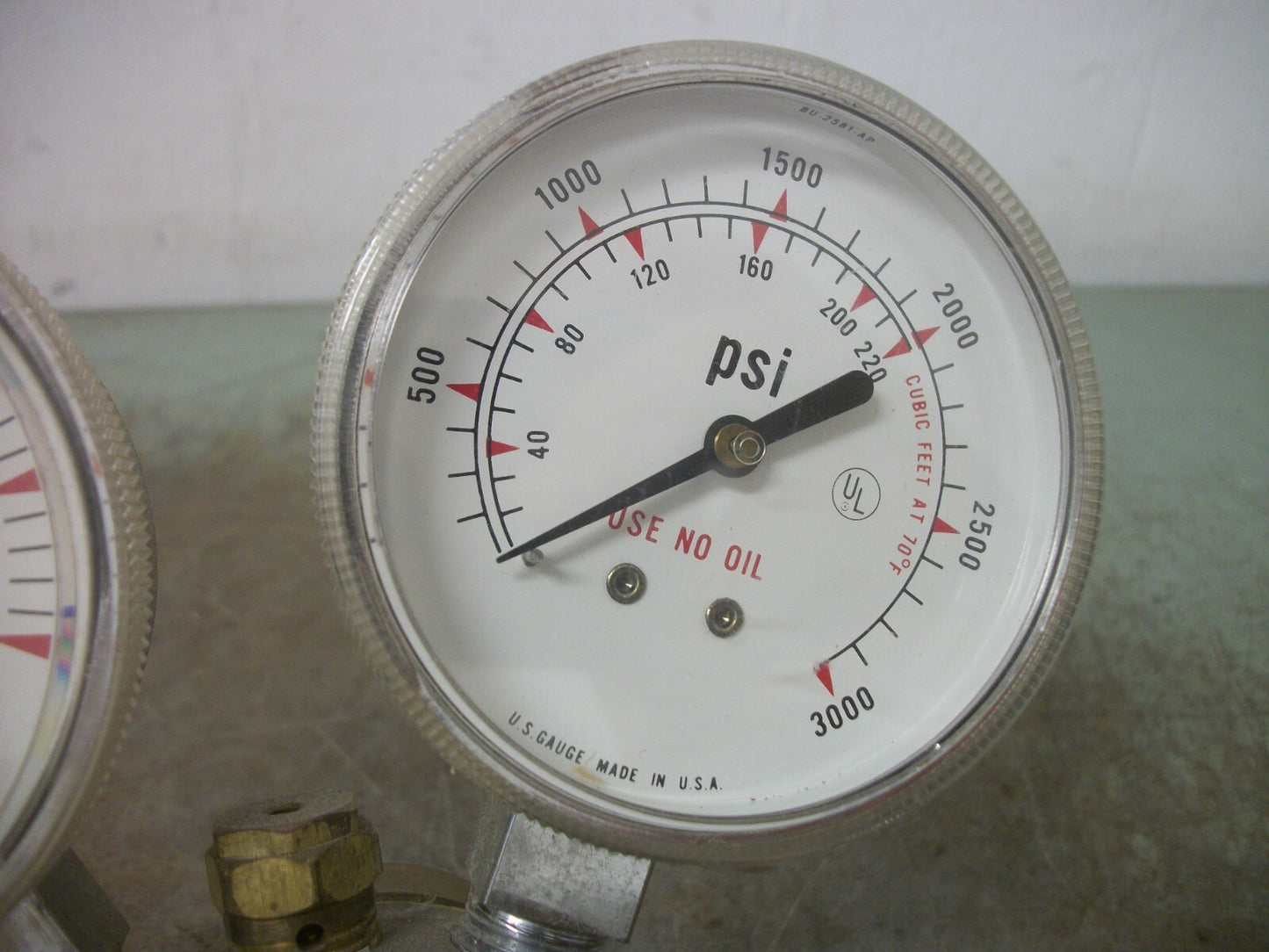 HEWLETT-PACKARD PNEUMATIC PRESSURE REGULATOR 8507-0405 0-100PSI