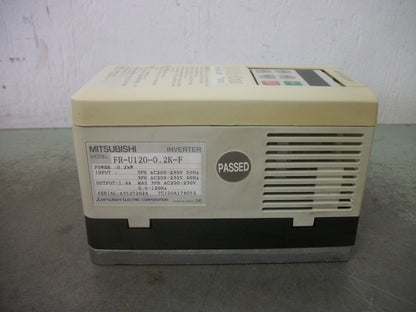 MITSUBISHI FREQROL-U100 0.2KW INVERTER DRIVE FR-U120-0.2K-F 230VOLT 3PH 1.4AMP
