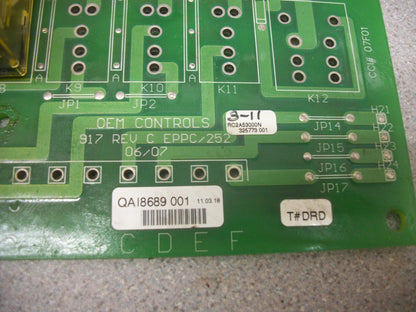 OEM CONTROLS 917 RELAY CONTROL BOARD EPPC/252 REV C